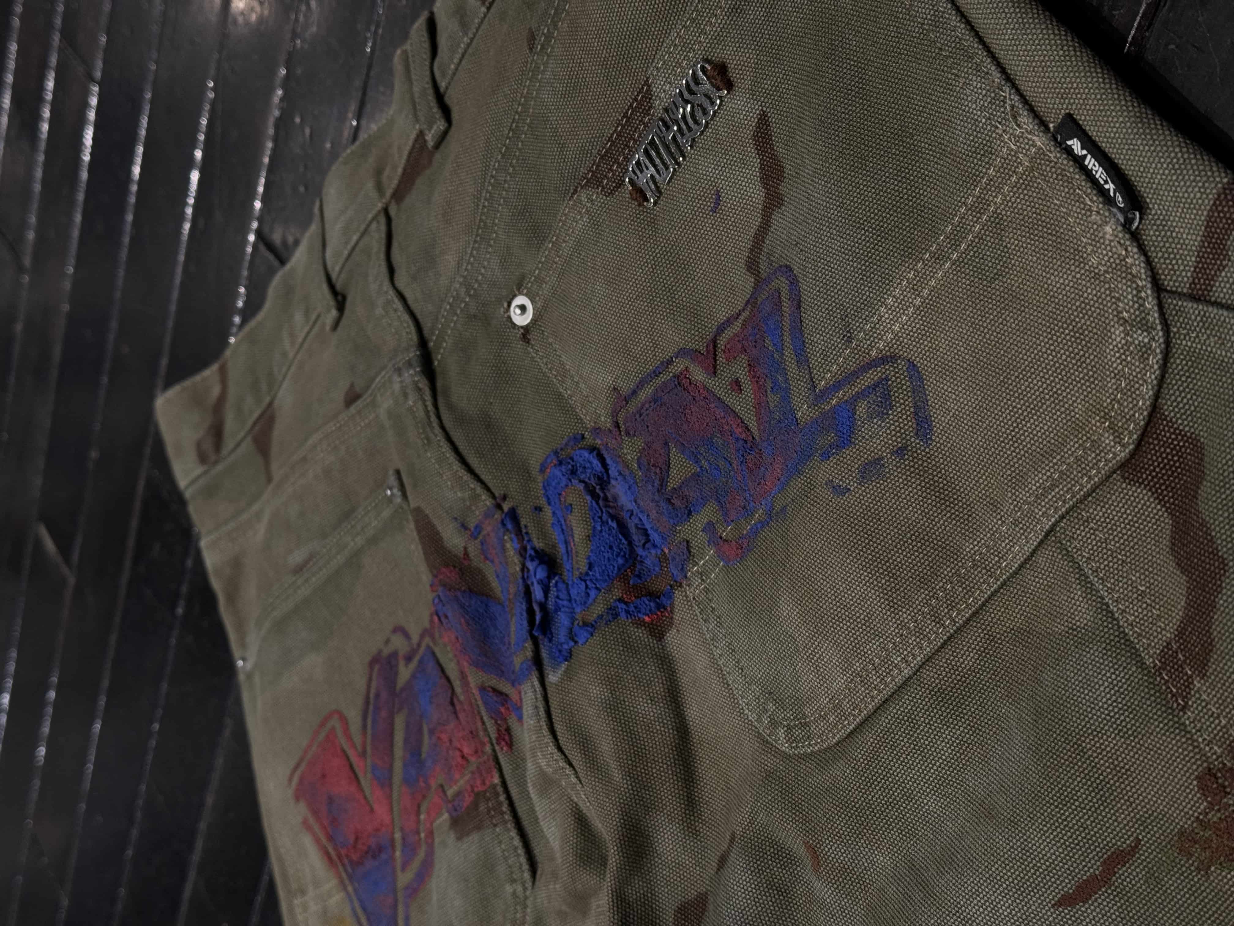 AVIREX×VANDAL 迷彩　Pt BEIGE XL