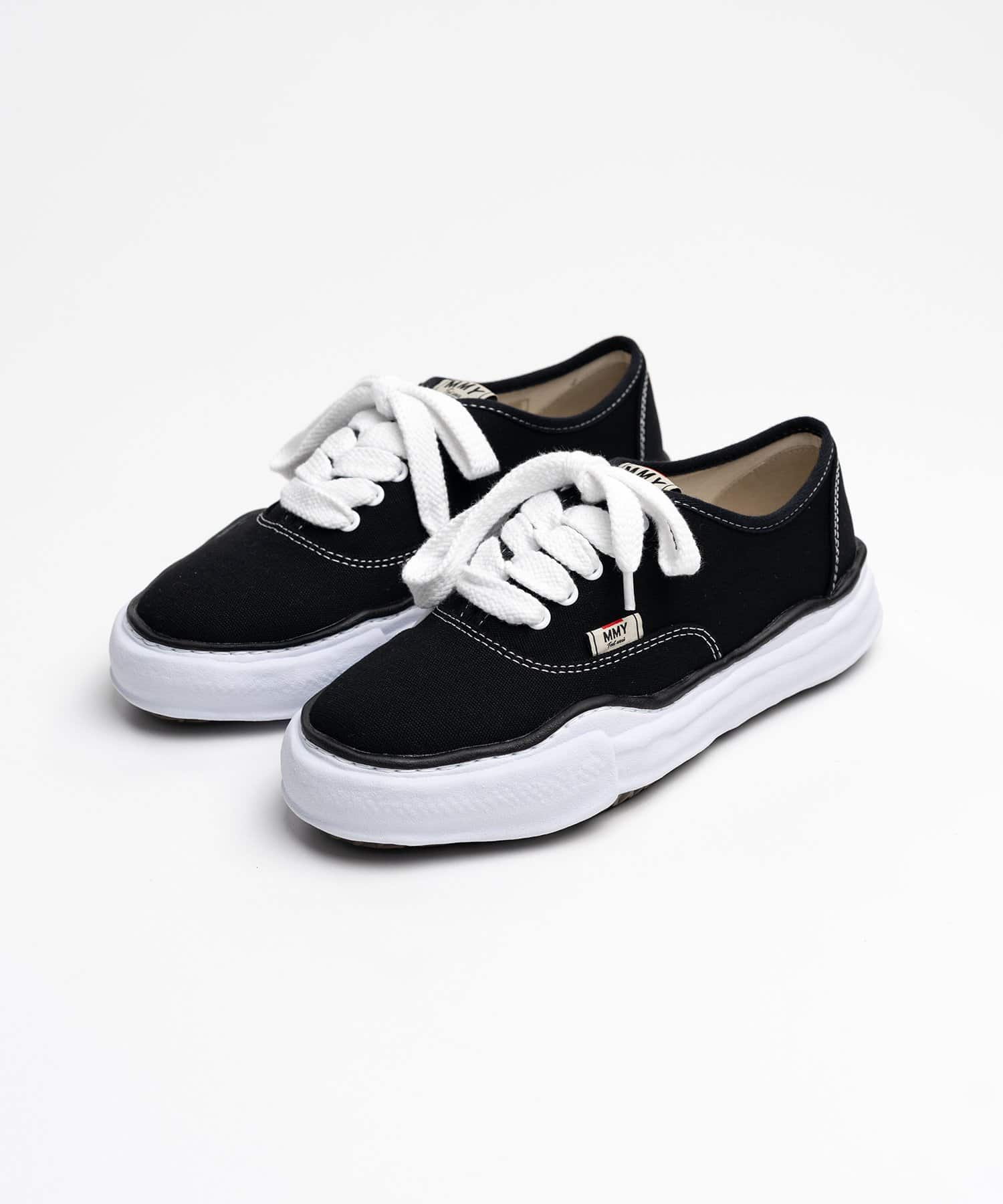 Maison MIHARA YASUHIRO/"BAKER" OG Sole Canvas Low-top Sneaker black 40