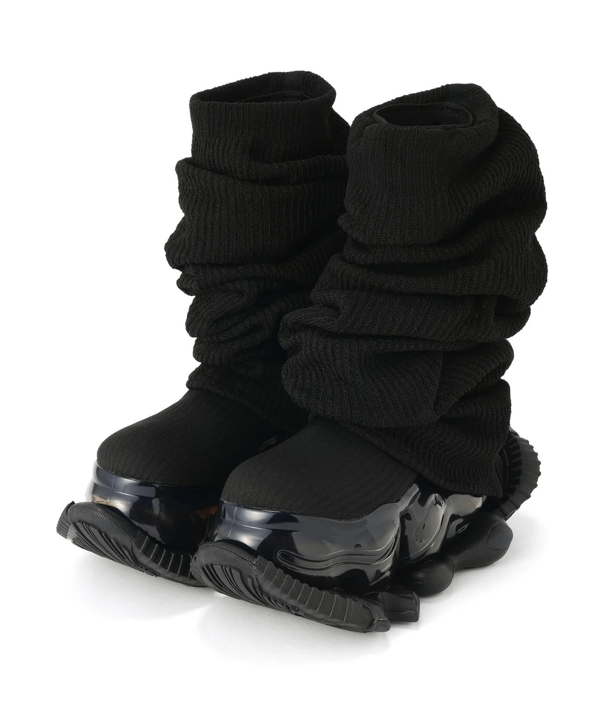 grounds/グラウンズ/SKYSCRAPER FALCON LOOSE SOCKS black 37