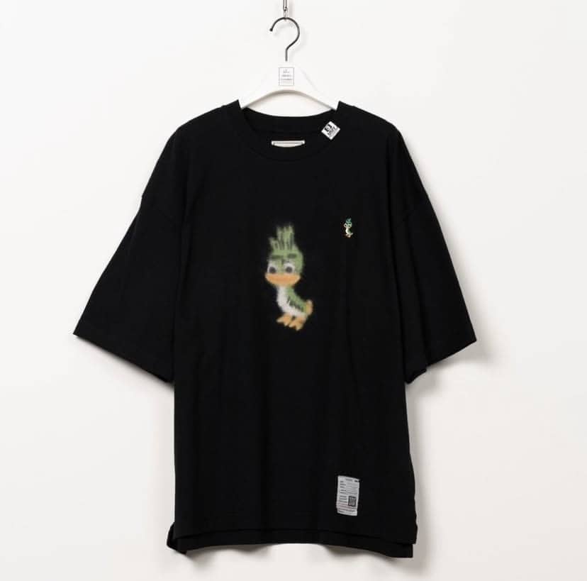Maison MIHARA YASUHIRO/LEON PRINTED TEE black 46