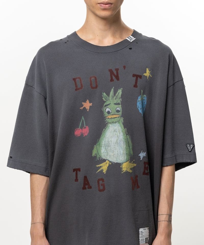 Maison MIHARA YASUHIRO/Leon Doodle Printed T-shirt black 48