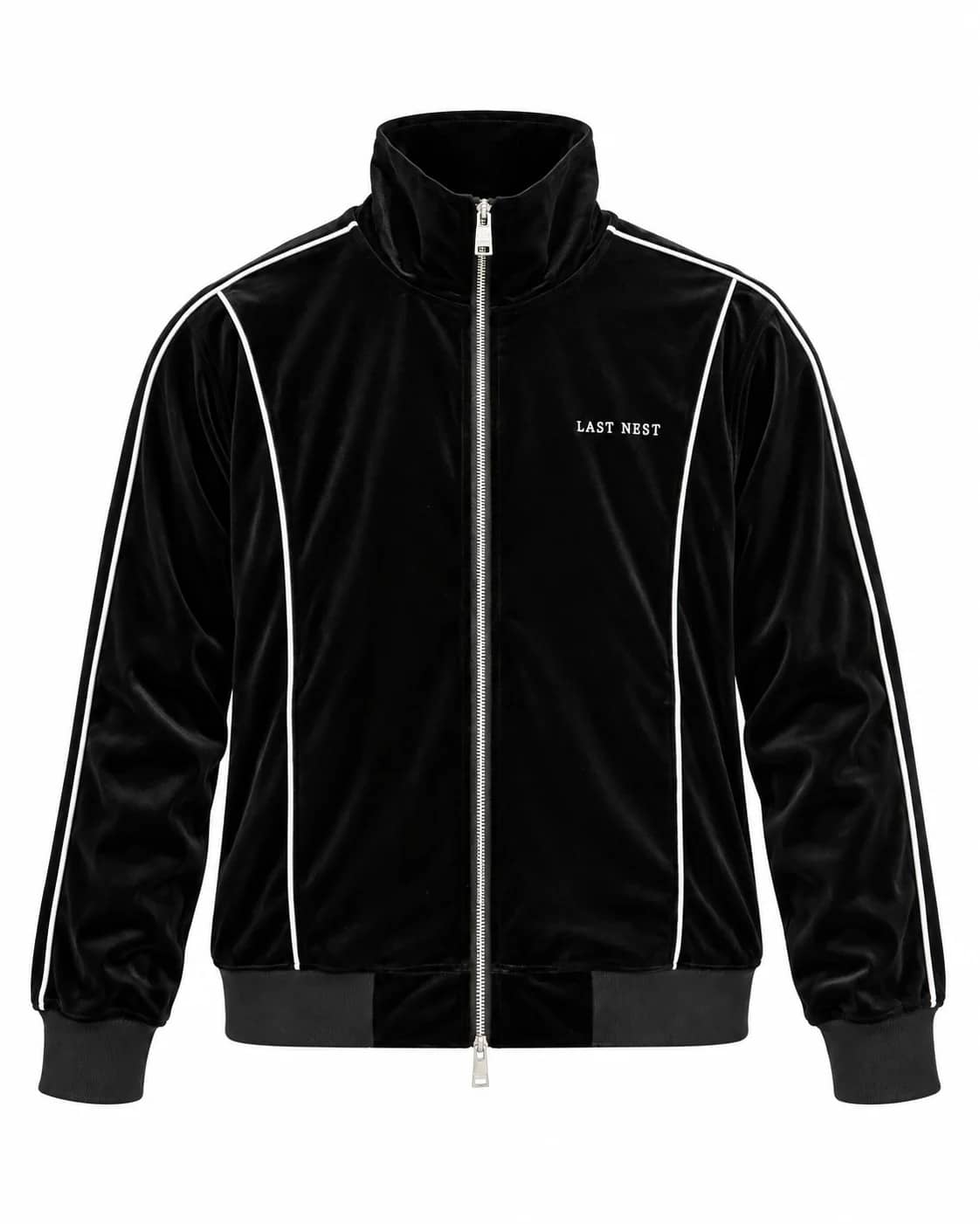 LAST NEST L　VELVET TRACK JACKET V3　280 LAST NEST/Velvet Track Jacket / Black(M black)｜ ROYAL FLASH