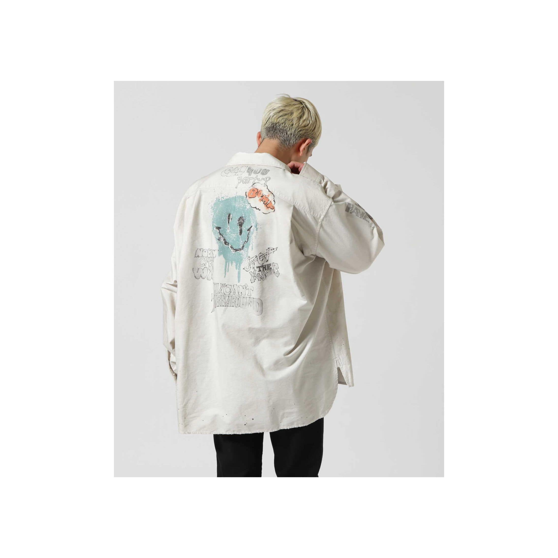 Maison MIHARAYASUHIRO/メゾン ミハラヤスヒロ/Distressed Shirt white 50