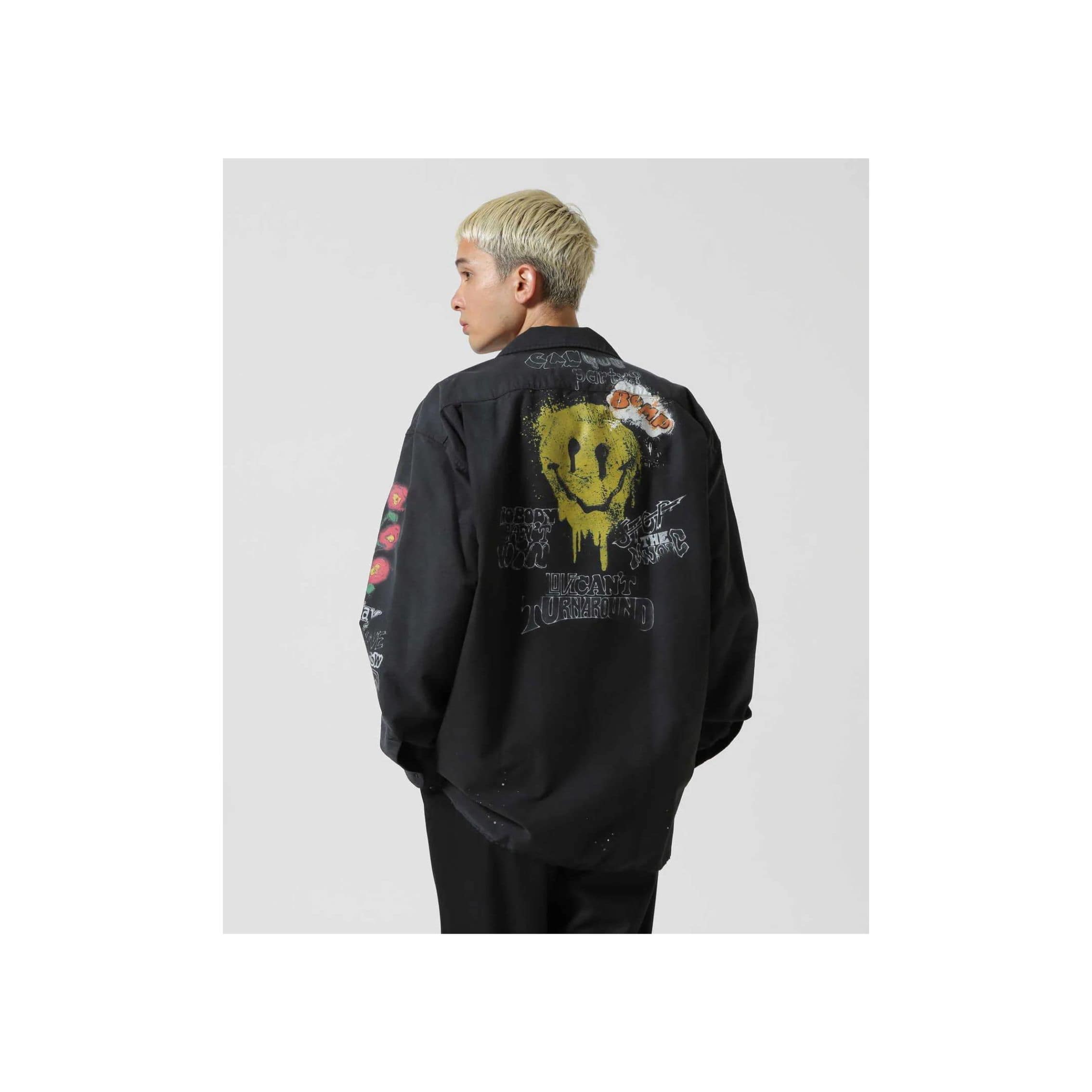 Maison MIHARAYASUHIRO/メゾン ミハラヤスヒロ/Distressed Shirt black 50