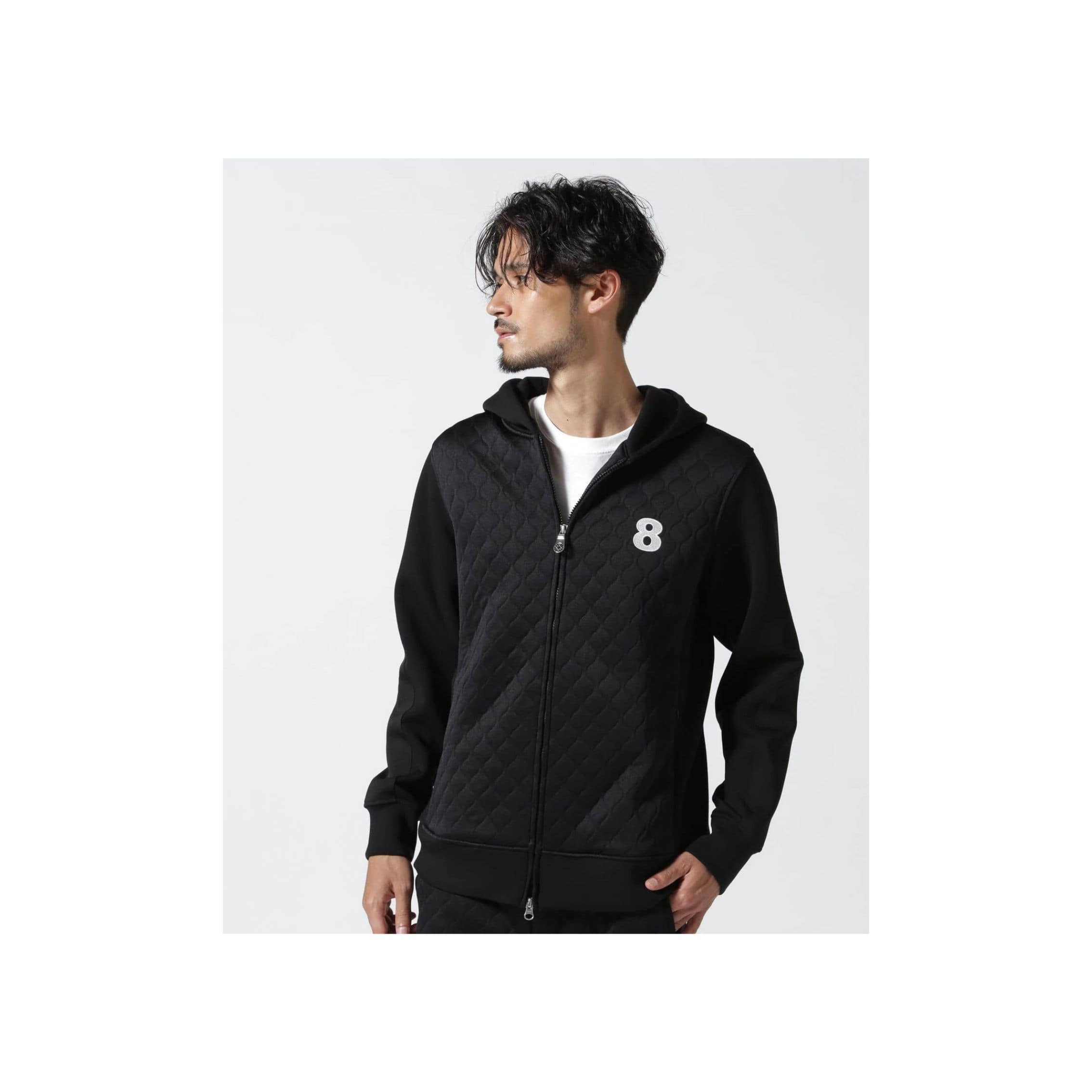 美品 muta MARINE  FLASH別注ストレッチキルトブルゾン muta MARINE/ムータ マリン/別注ストレッチキルトブルゾン(4 gray