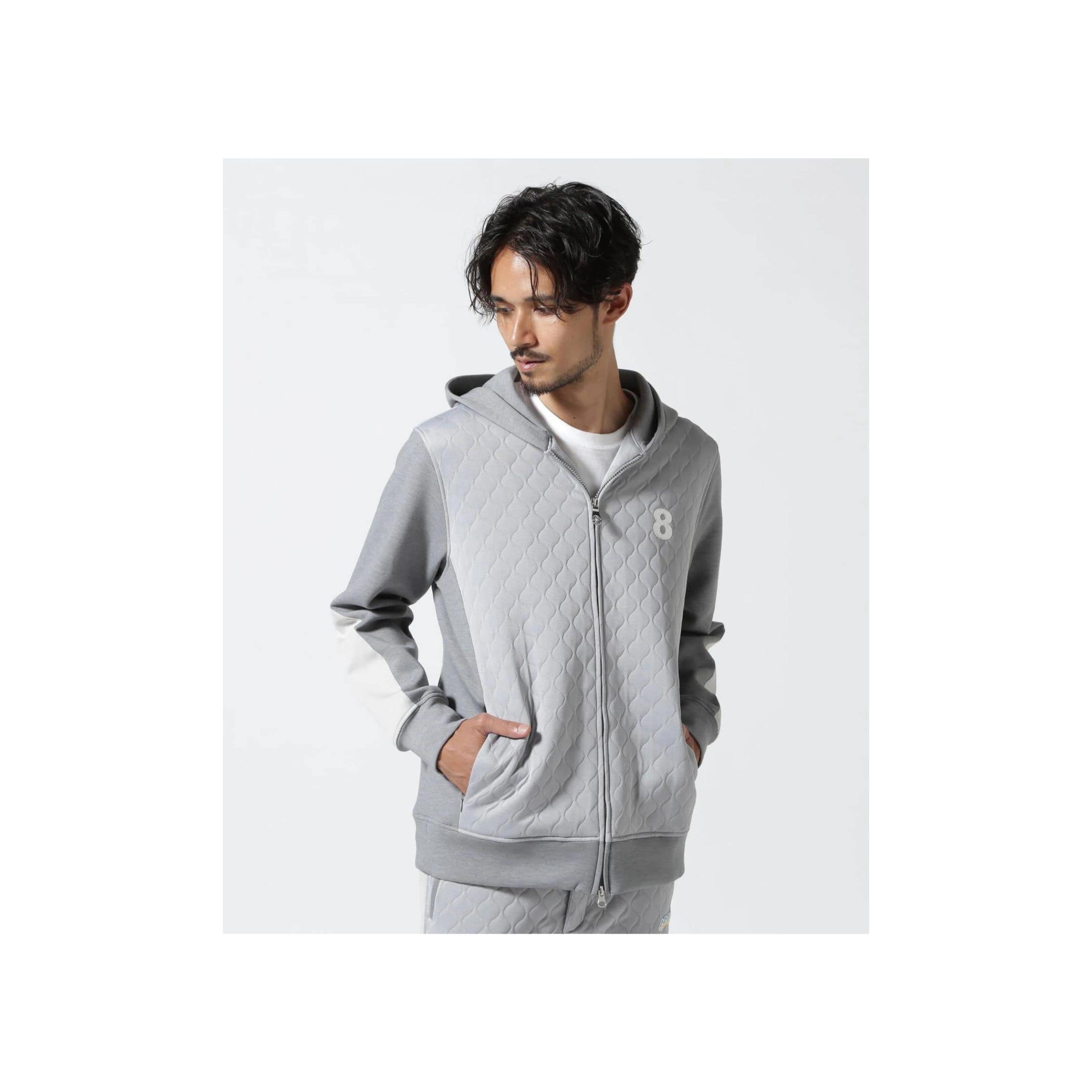 muta MARINE/ムータ マリン/別注ストレッチキルトブルゾン gray ７