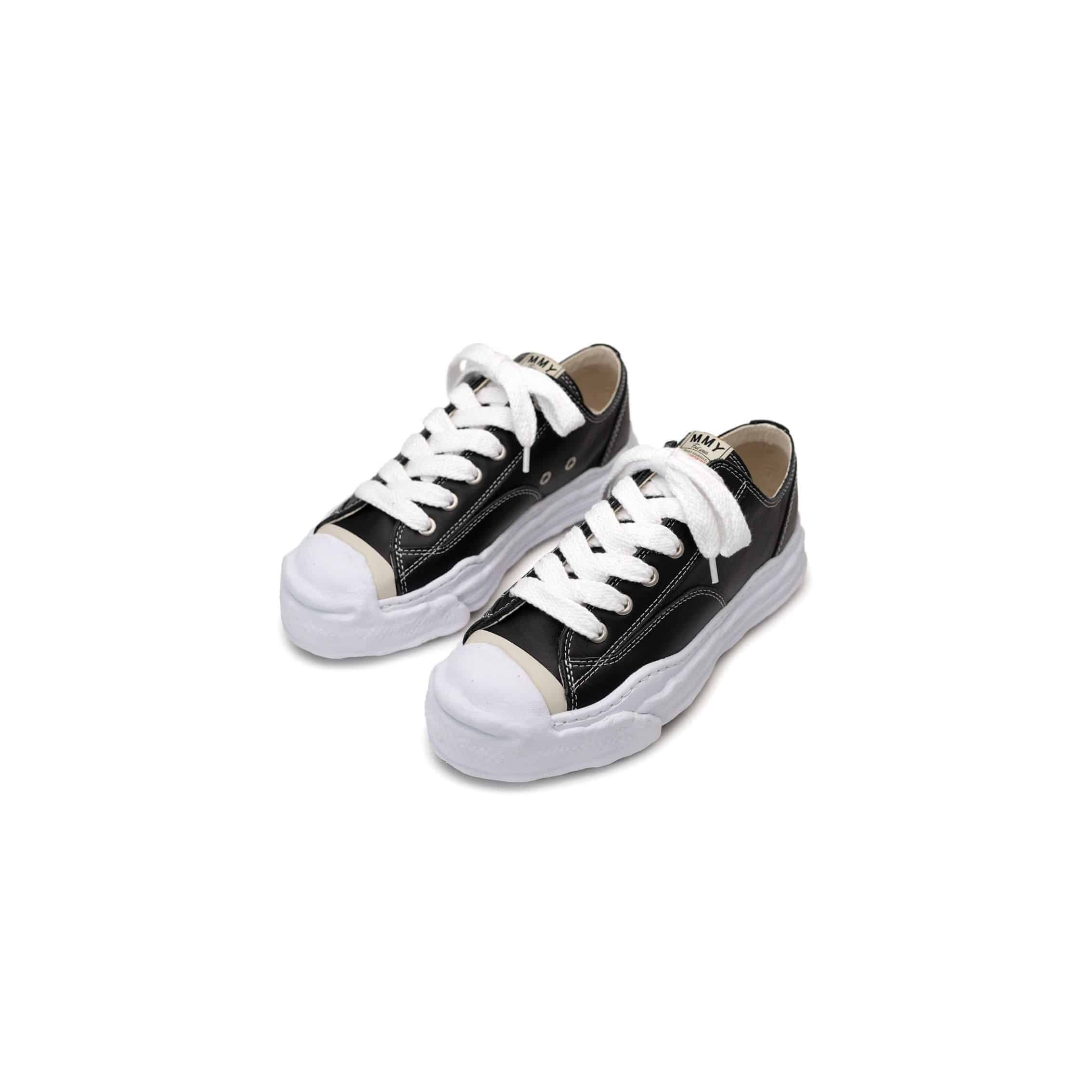 ”HANK”OG Sole Leather Low-top Sneaker black 38