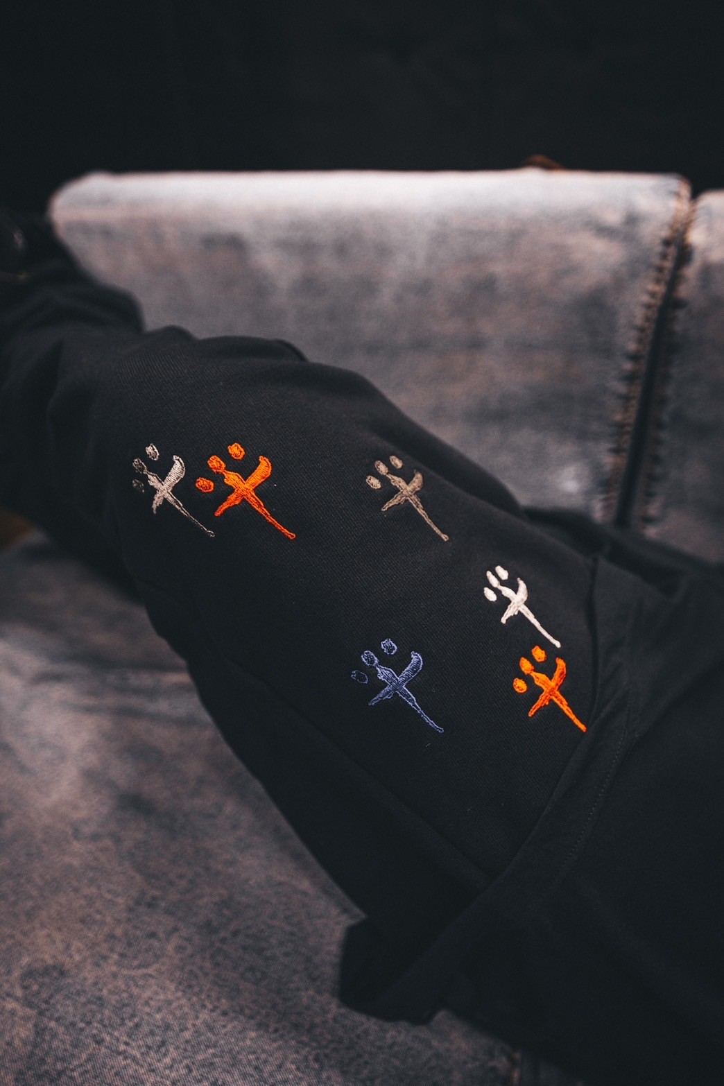 CTLS/シーティーエルエス/別注USUAL PANTS 刺繍クロス black 1