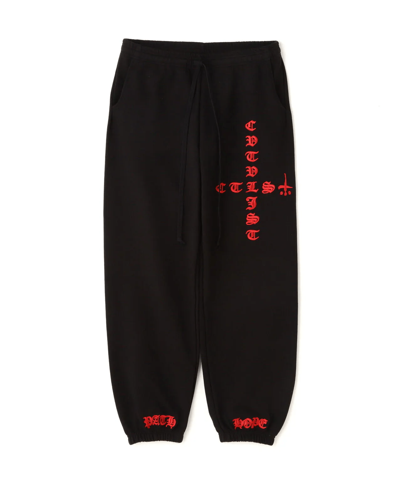 CTLS/シーティーエルエス/別注EMBROIDERY SWEAT PANTS black 0