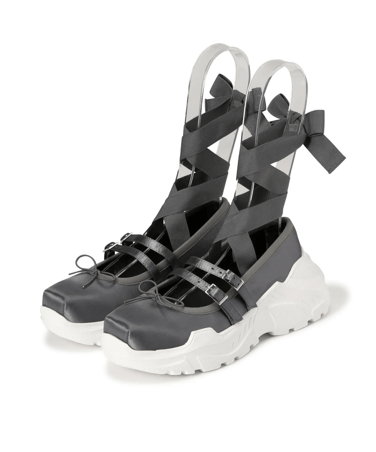 AKIKOAOKI/アキコアオキ/別注 Giselle - satin gray 38