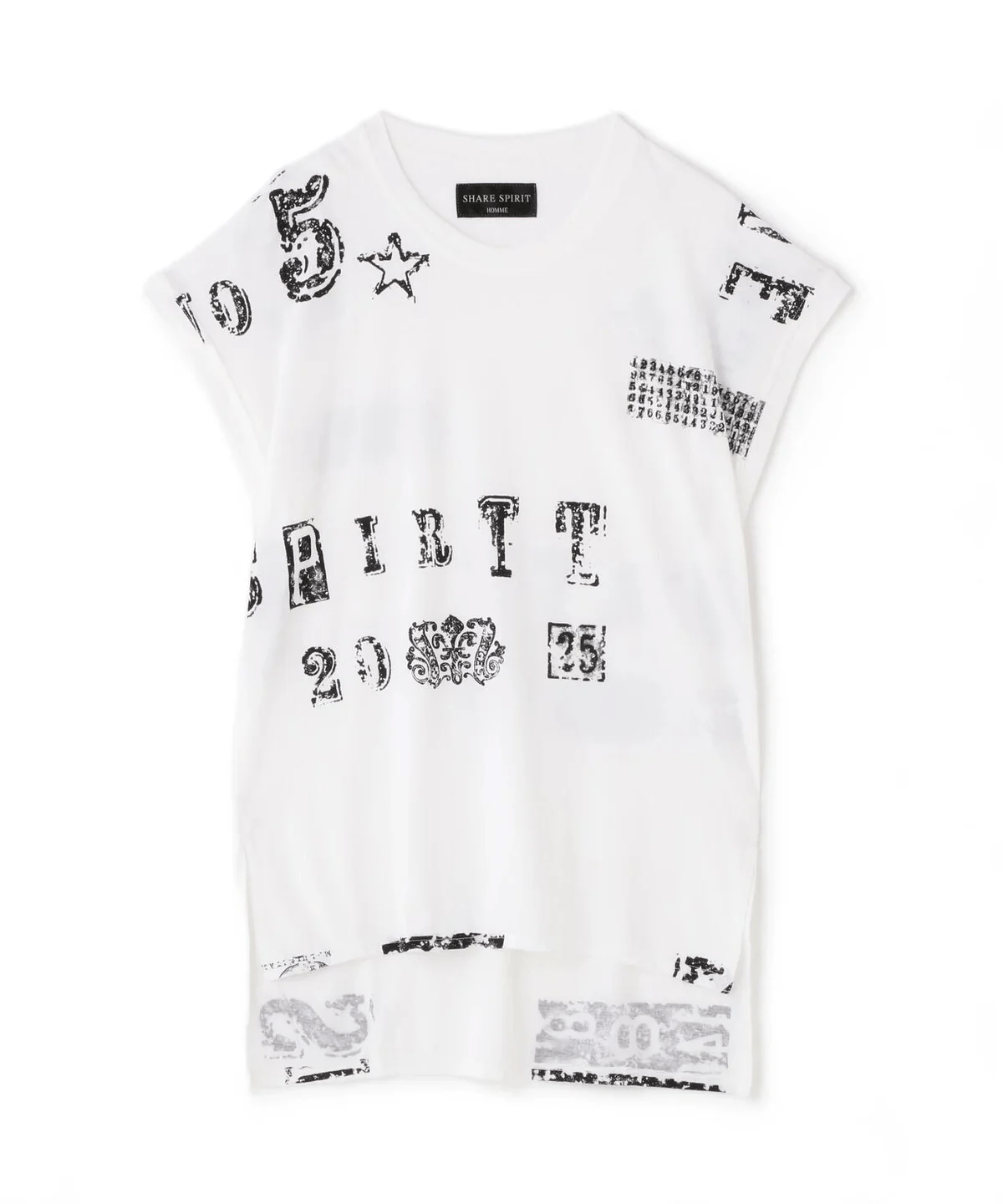 SHARE SPIRIT/シェアースピリット/LETTER TEE white M