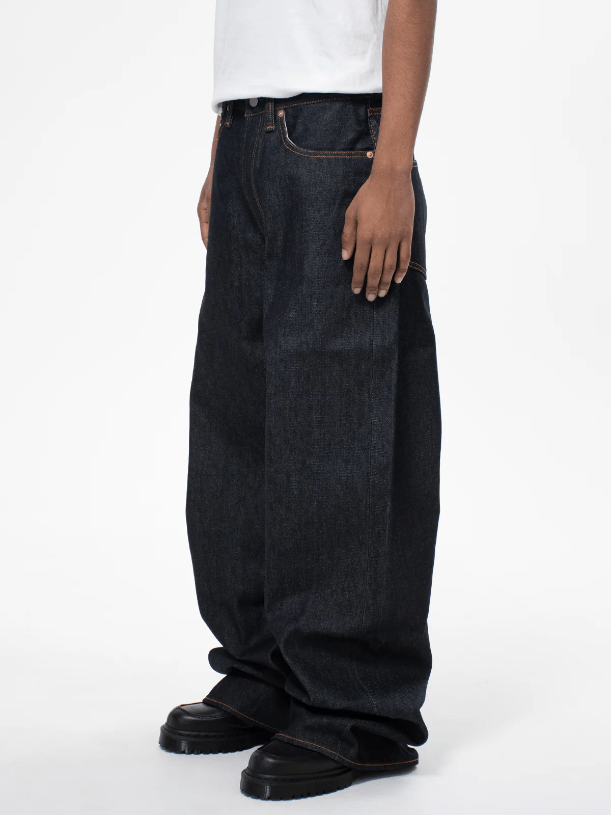 Bante/Japanese Selvedge Baggy Jeans blue 2