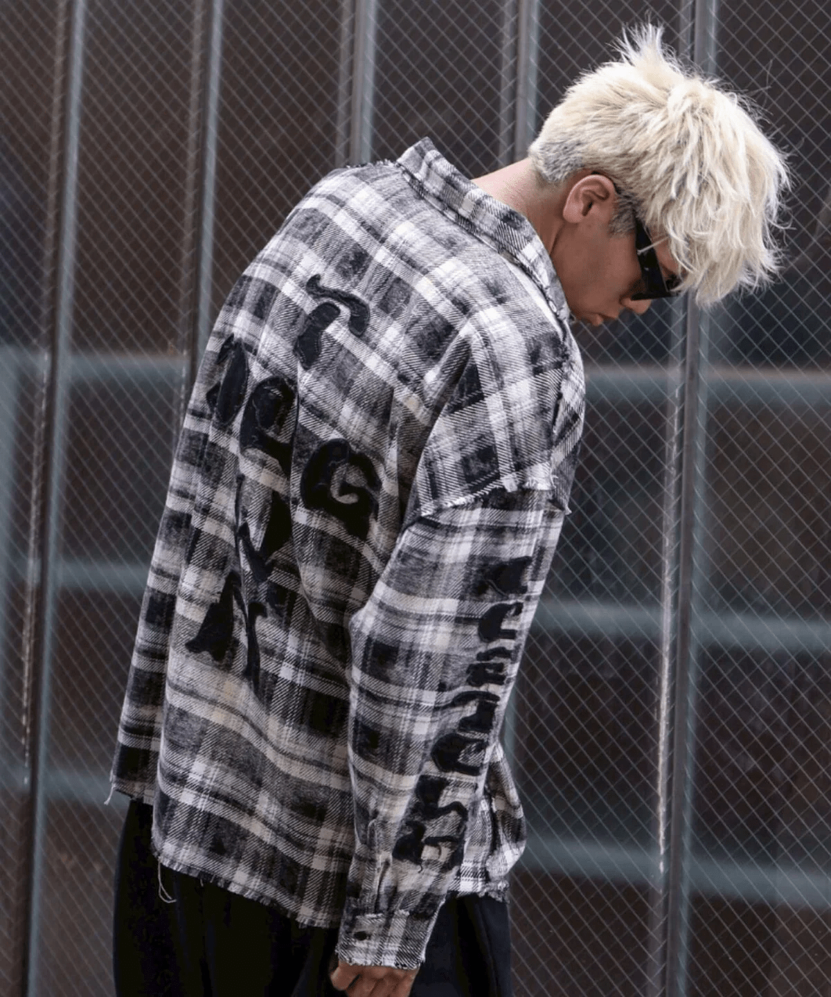 FR(13)NDS/フレンズ/DOGTOWN コラボチェックシャツ black M