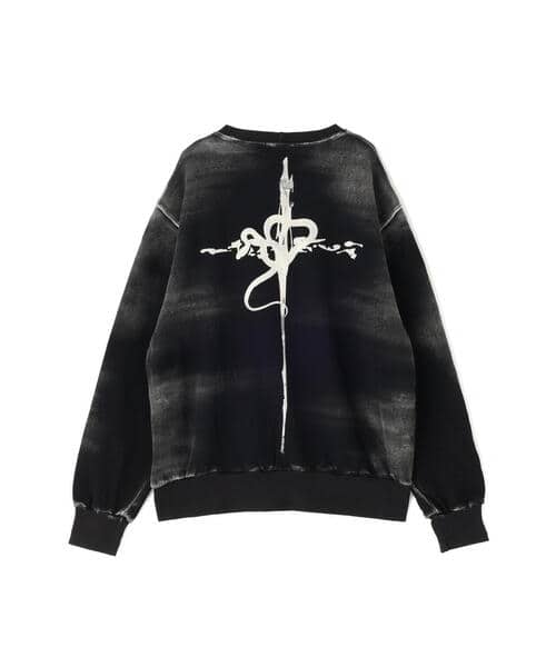 KMRii/ケムリ/Serpent Cross Pullover black 2