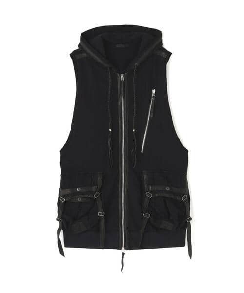 KMRii/ケムリ/Black Raven Vest 05 black 2
