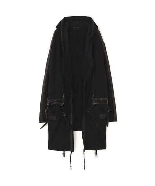 KMRii BRACK RAVEN PARKA ケムリ KMRii/ケムリ/Black Raven Drape CD/LS(2 black)｜ ROYAL FLASH