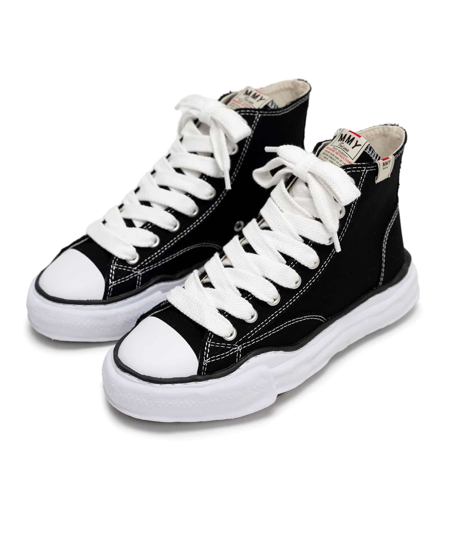 Maison MIHARA YASUHIRO/"PETERSON" OG Sole Canvas High-top Sneaker black 47