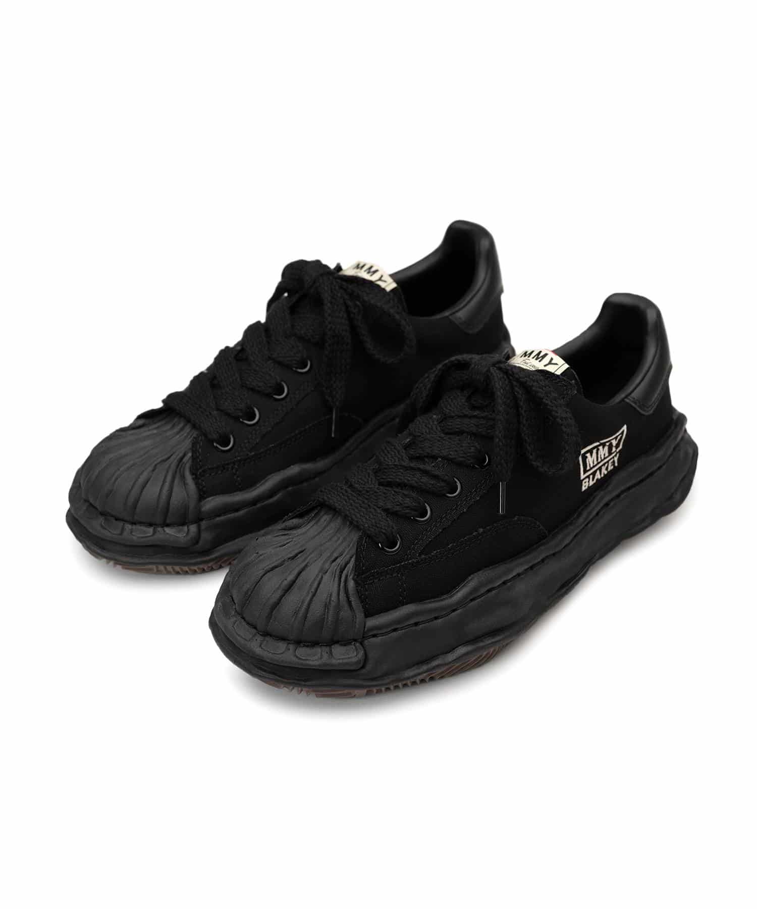 Maison MIHARA YASUHIRO/"BLAKEY" OG Sole Canvas Low-top Sneaker black 39