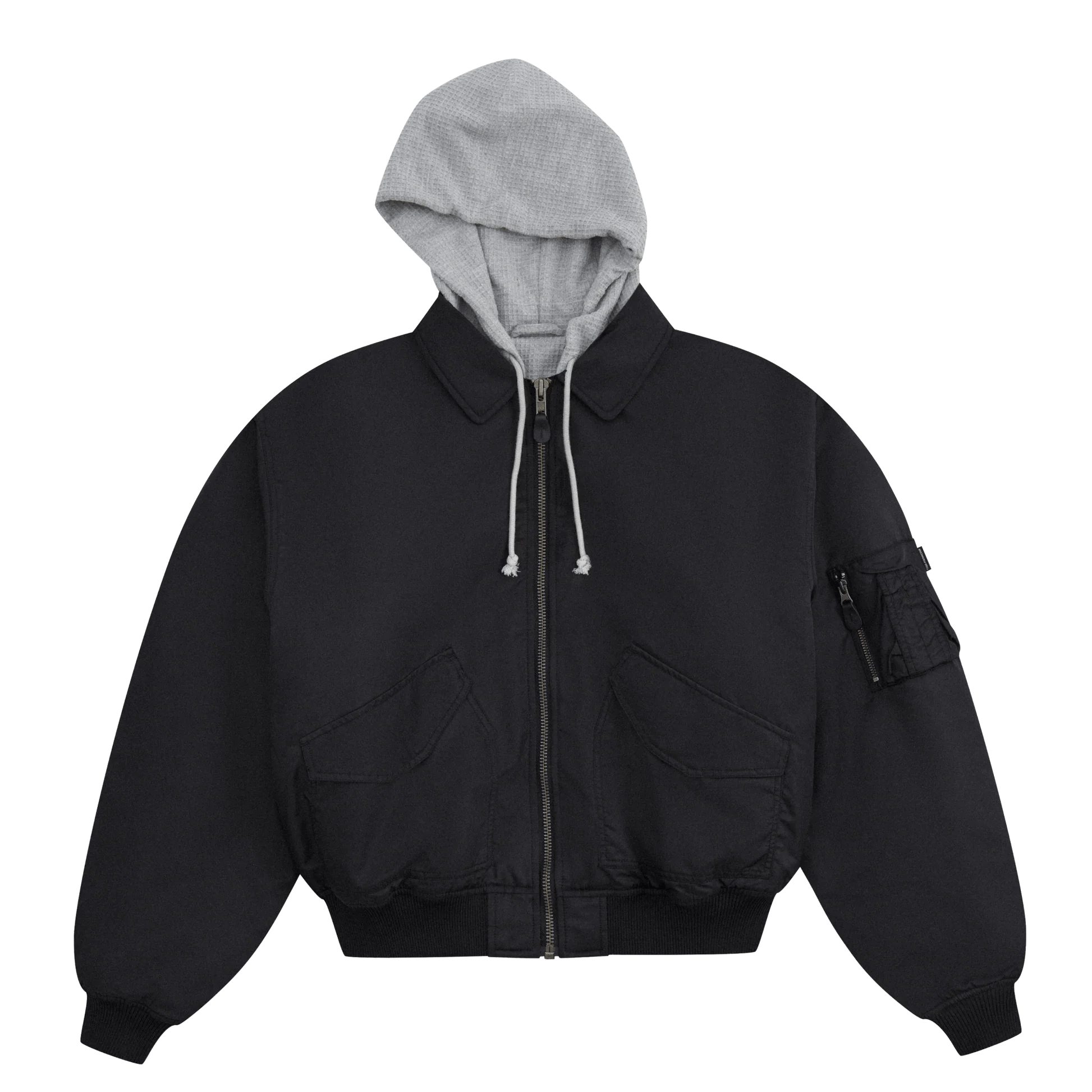 GOSHA RUBCHINSKIY/ゴーシャ・ラブチンスキー/Hooded Bomber Jacket black M
