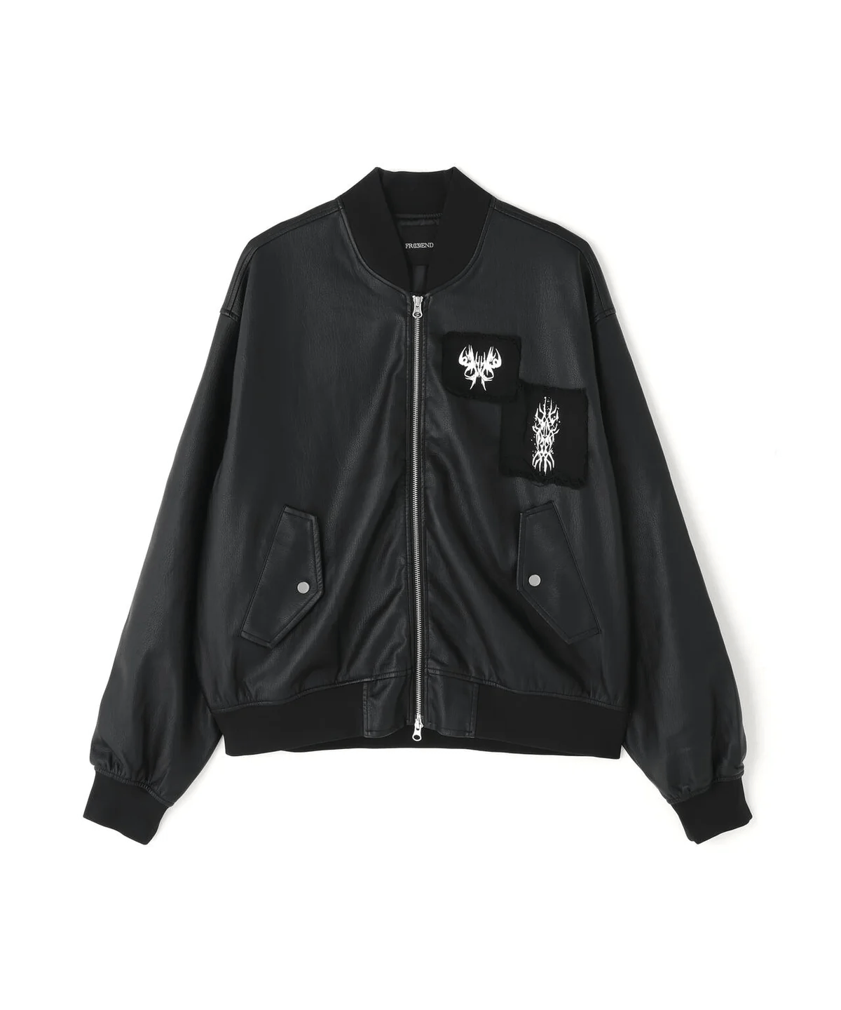 FR(13)NDS/フレンズ/パッチ付きMA-1 black F