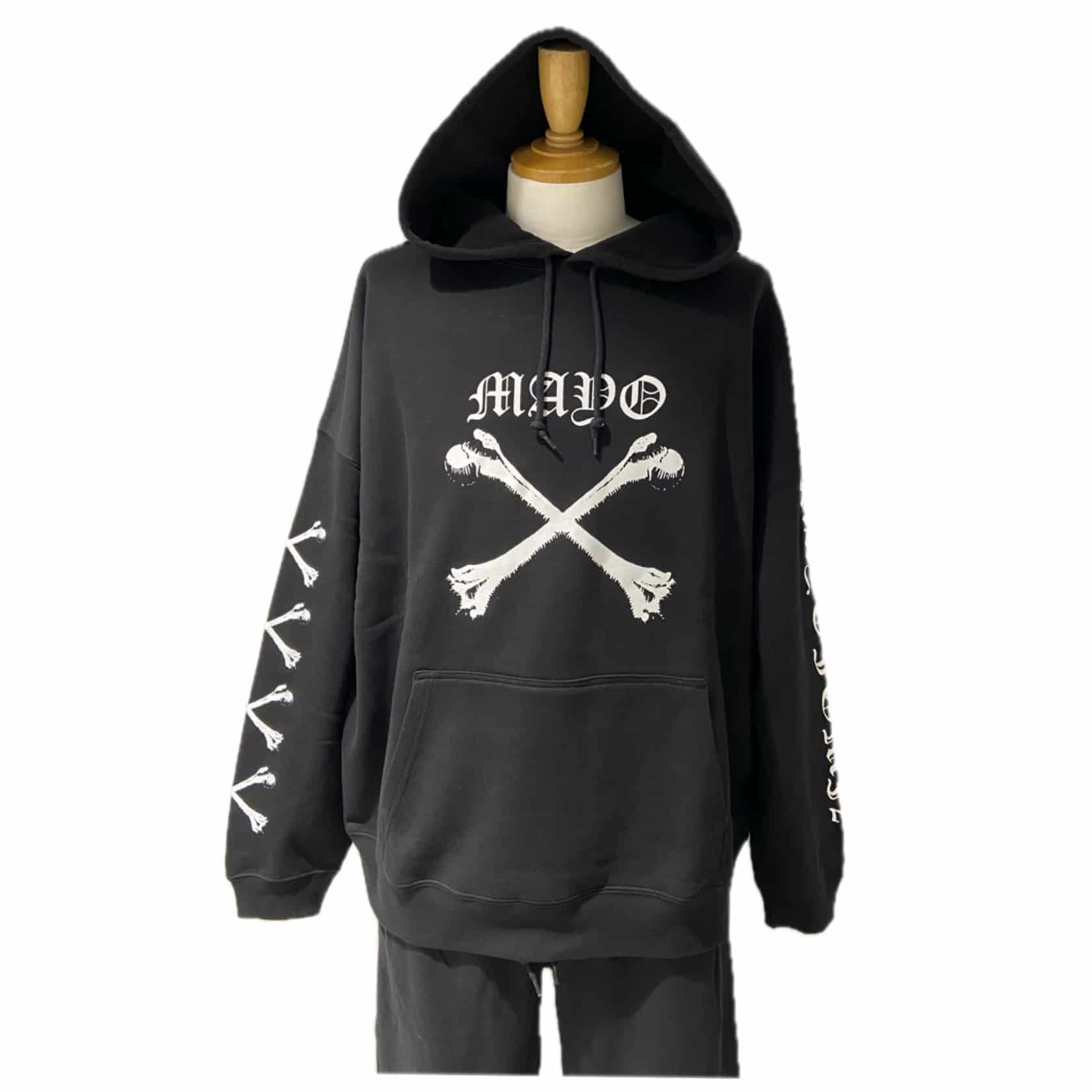 MAYO×太田忍/コラボHOODIE black L