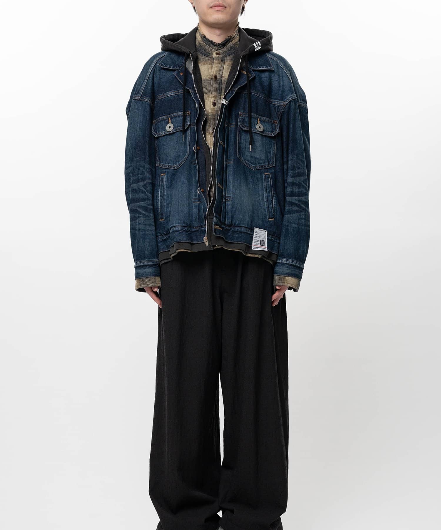 Maison MIHARA YASUHIRO/Triple Layered Denim Jacket INDIGO 46