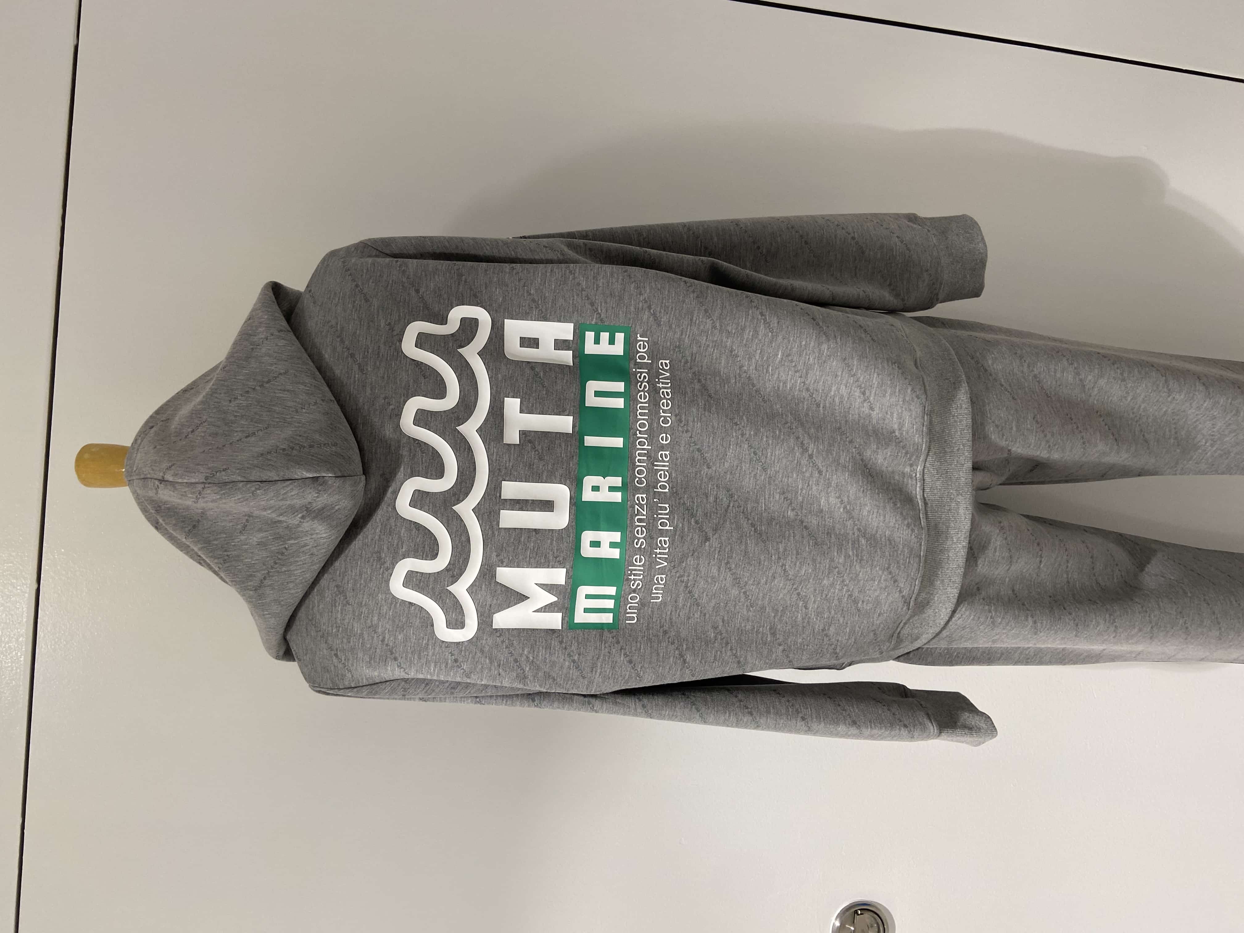 muta MARINE/ムータマリン/SET-UP ZIP HOODIE gray S