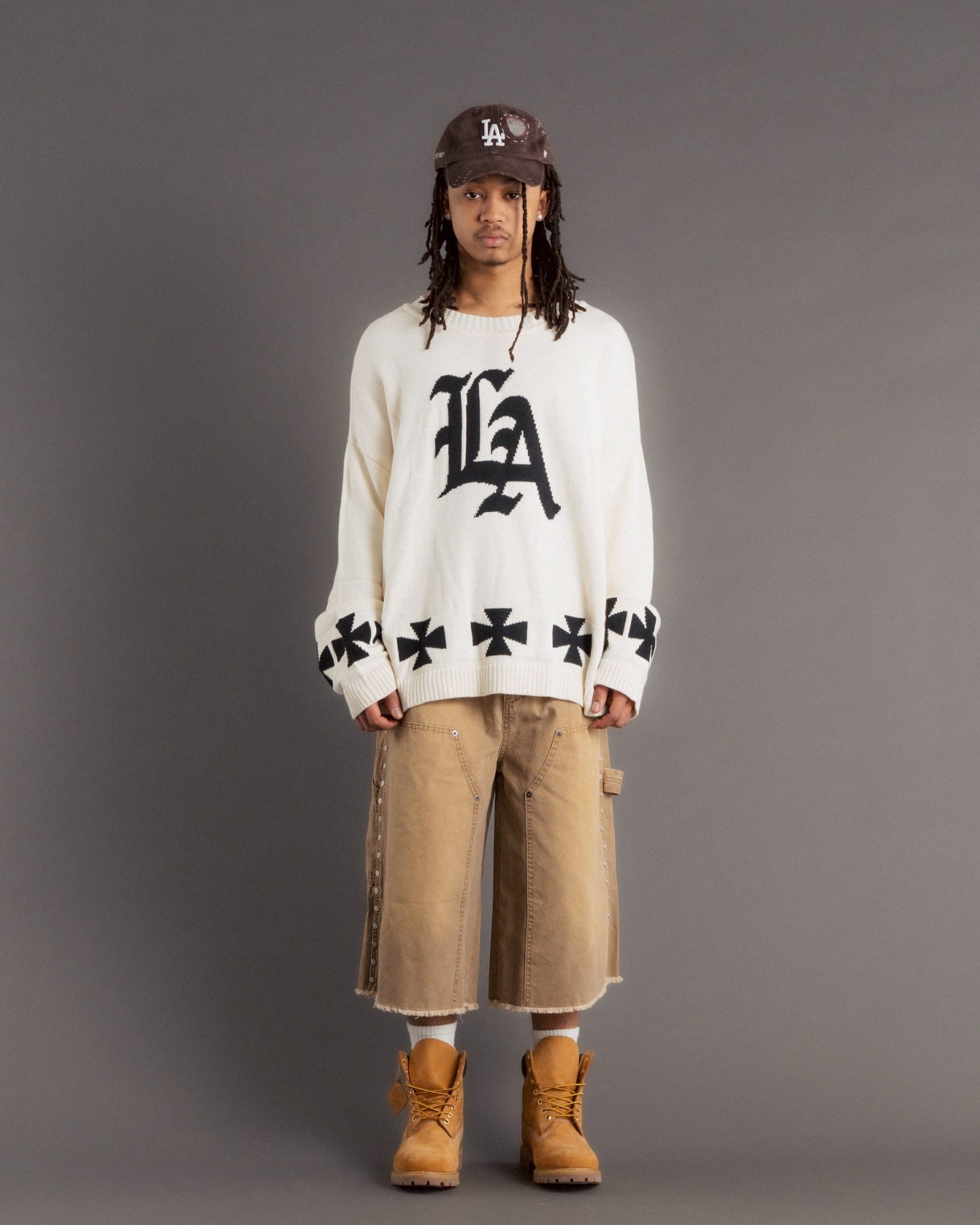 FR(13)NDS/フレンズ/LA KNIT white F