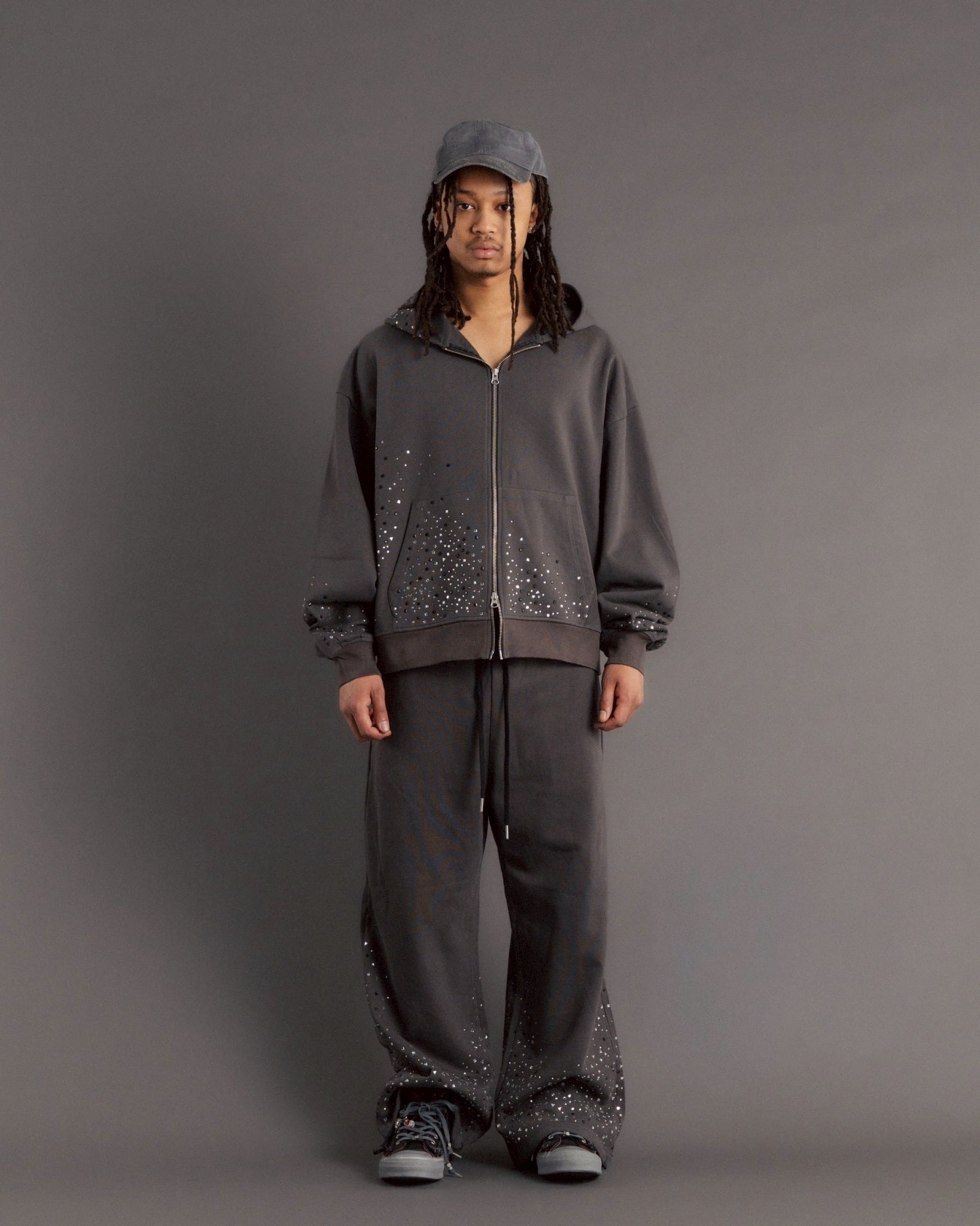 FR(13)NDS /フレンズ/Stone Sweat Hoodie gray M