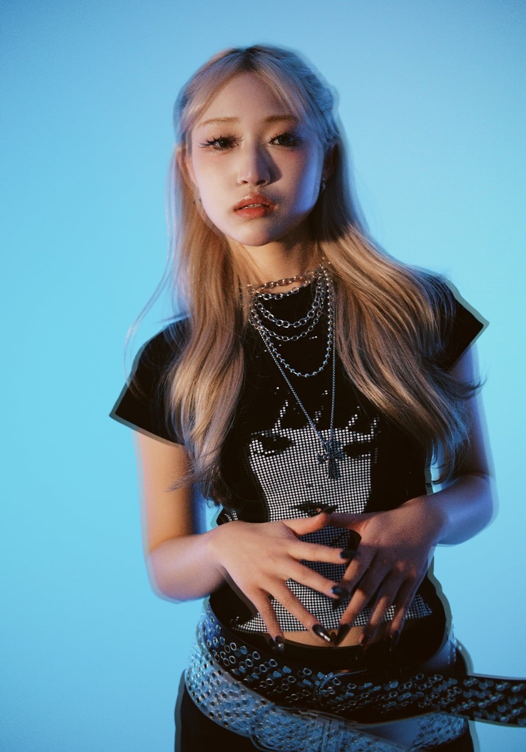 MITSUKI/Royal girl T-Shirt black F