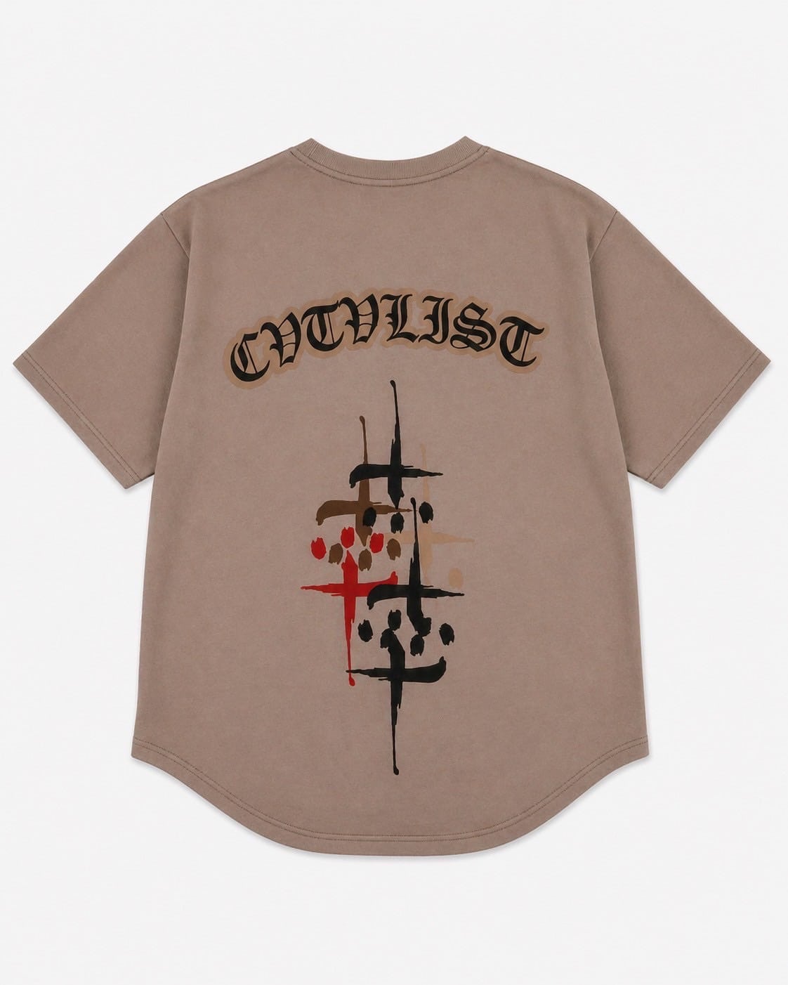 CVTVLIST/カタリスト/multi cross usual tee khaki XL