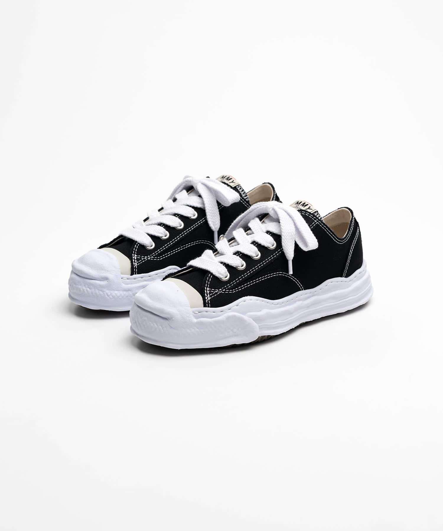 Maison MIHARA YASUHIRO/"HANK" OG Sole Canvas Low-top Sneaker black 36