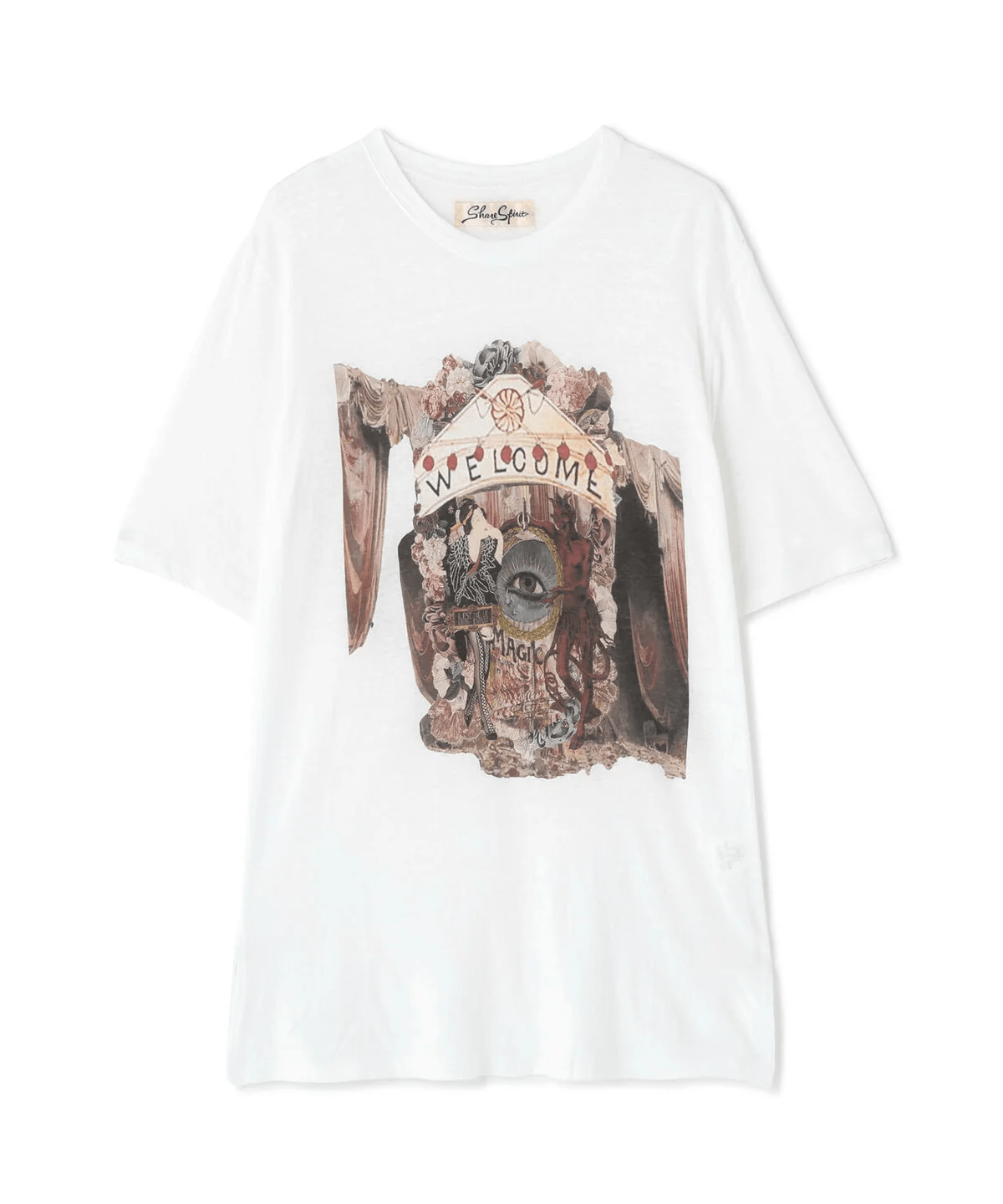 SHARE SPIRIT/シェアースピリット/Welcome Tee white M