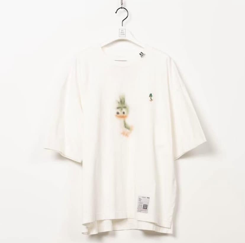 Maison MIHARA YASUHIRO/LEON PRINTED TEE white 48