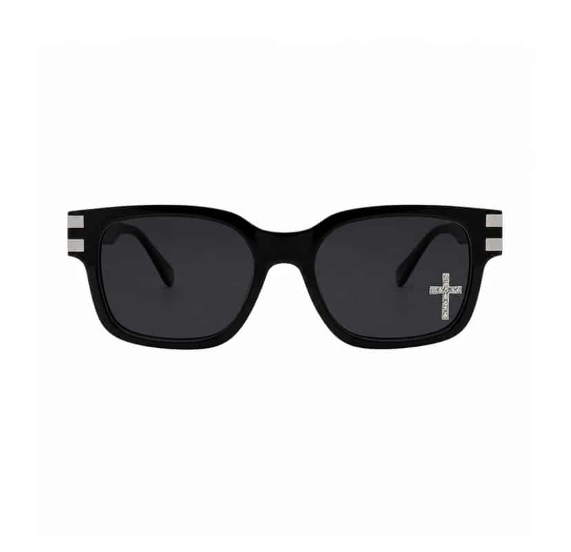 MOSEYEC/SHIFT FRAME GLASS-BLACK- BLACK F