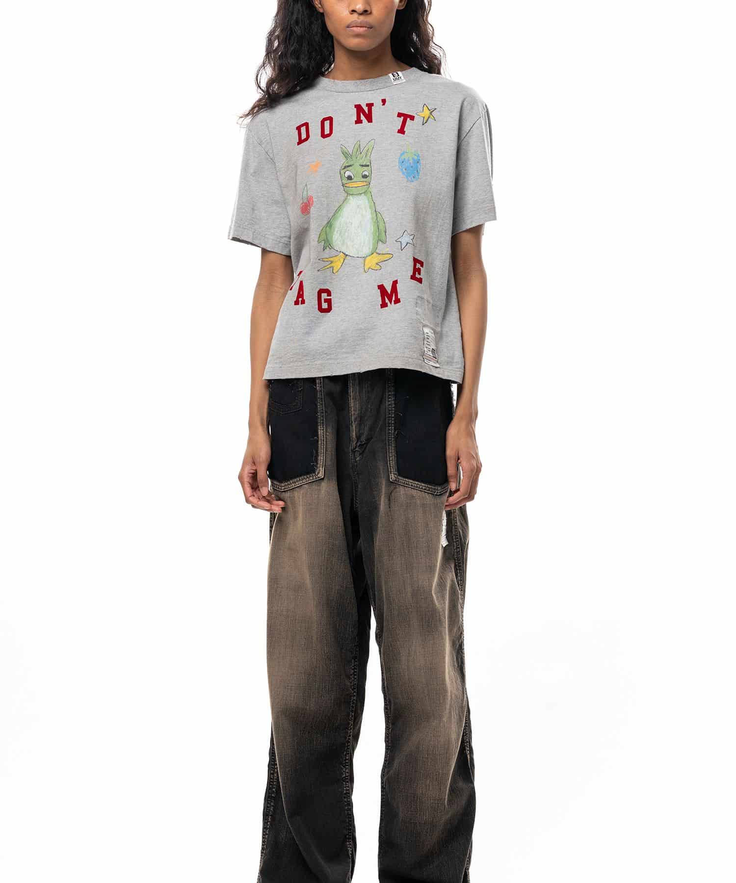 Maison MIHARA YASUHIRO/Leon Doodle Printed T-shirt gray 36
