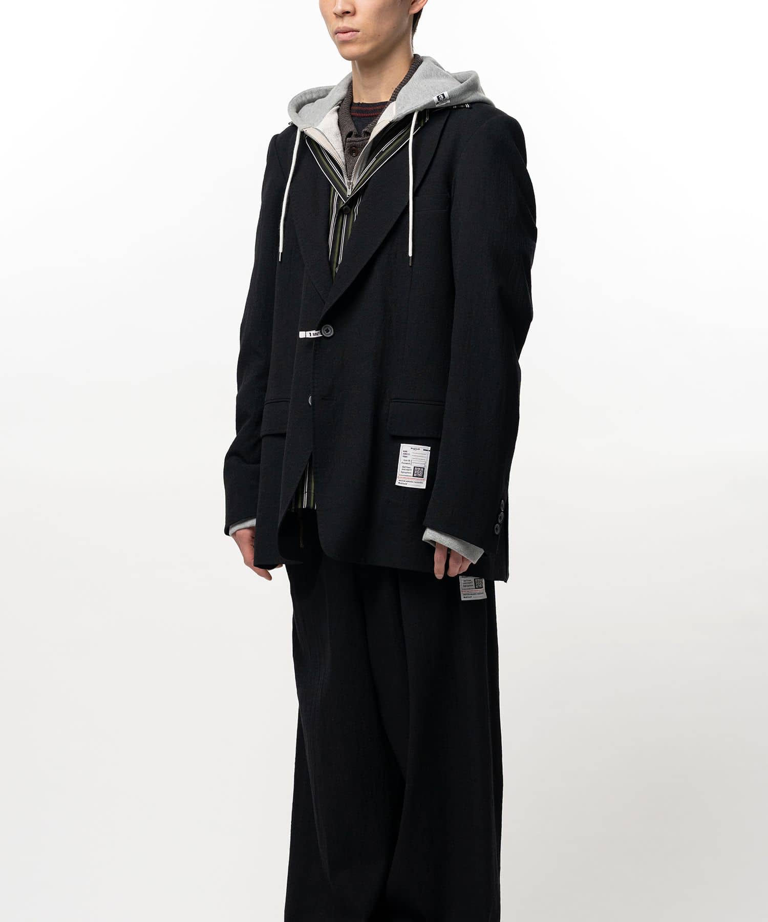 Maison MIHARA YASUHIRO/Triple Layered Jacket black 44