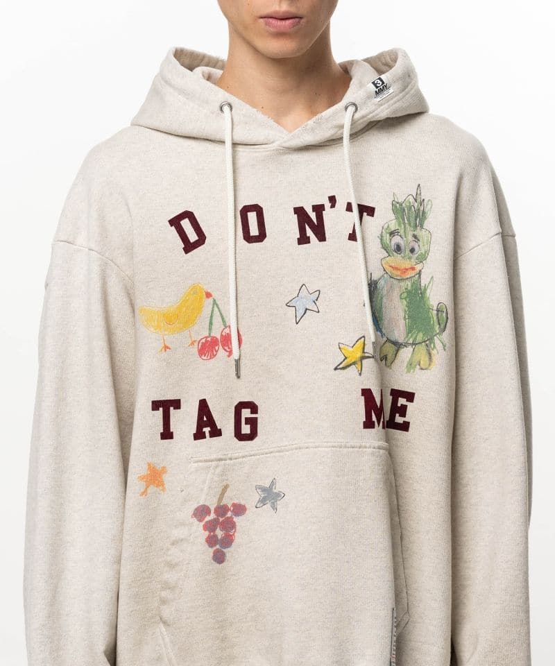 Maison MIHARA YASUHIRO/Kids Doodle Printed Hoodie white 44