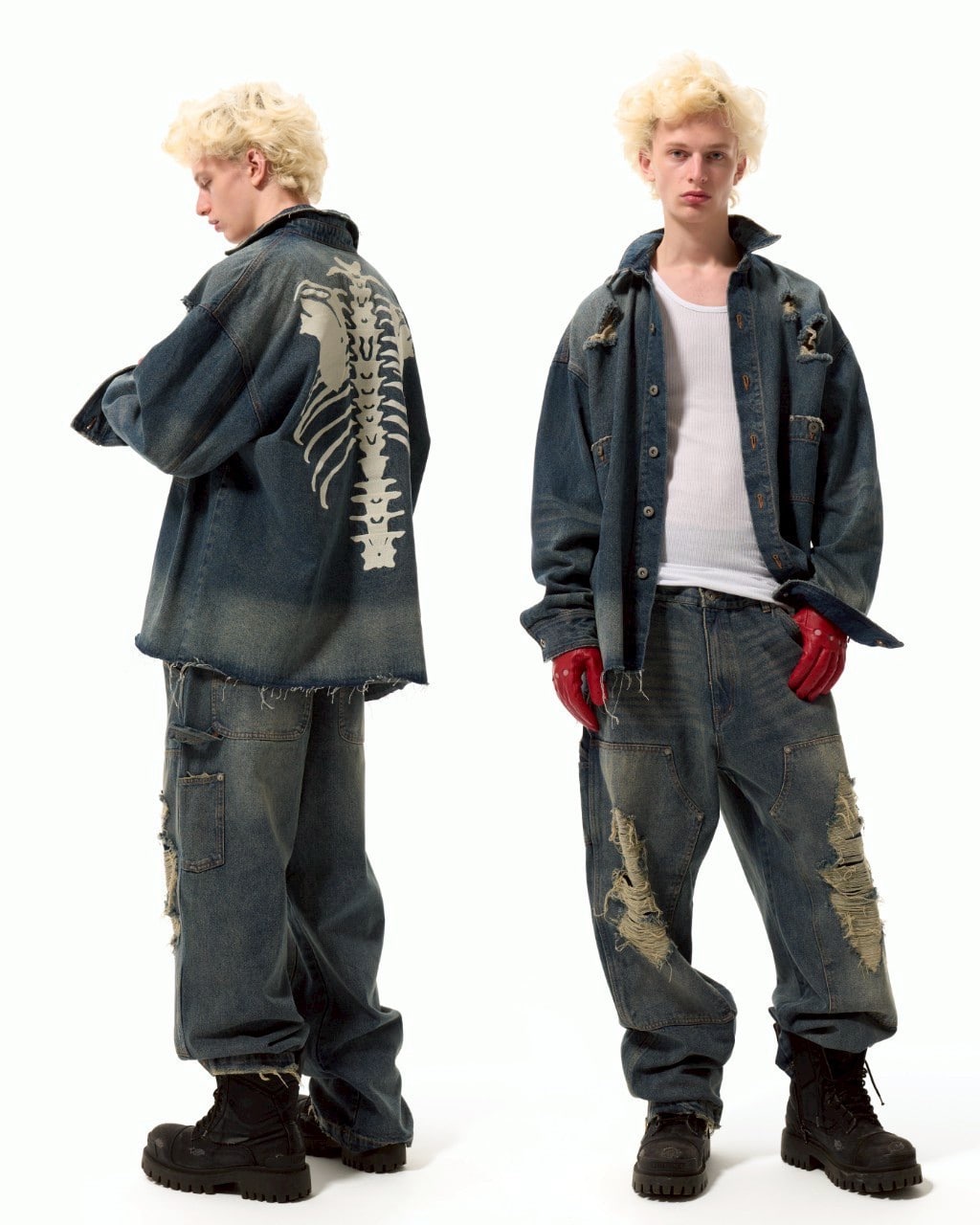 FR(13)NDS/フレンズ/Back Bone Shirt