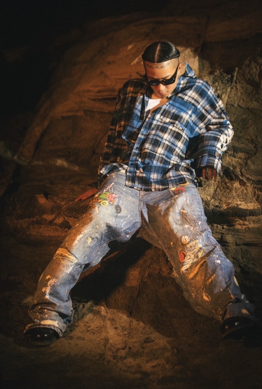 FR(13)NDS/フレンズ/TROMPEL'OEIL DENIM PANTS