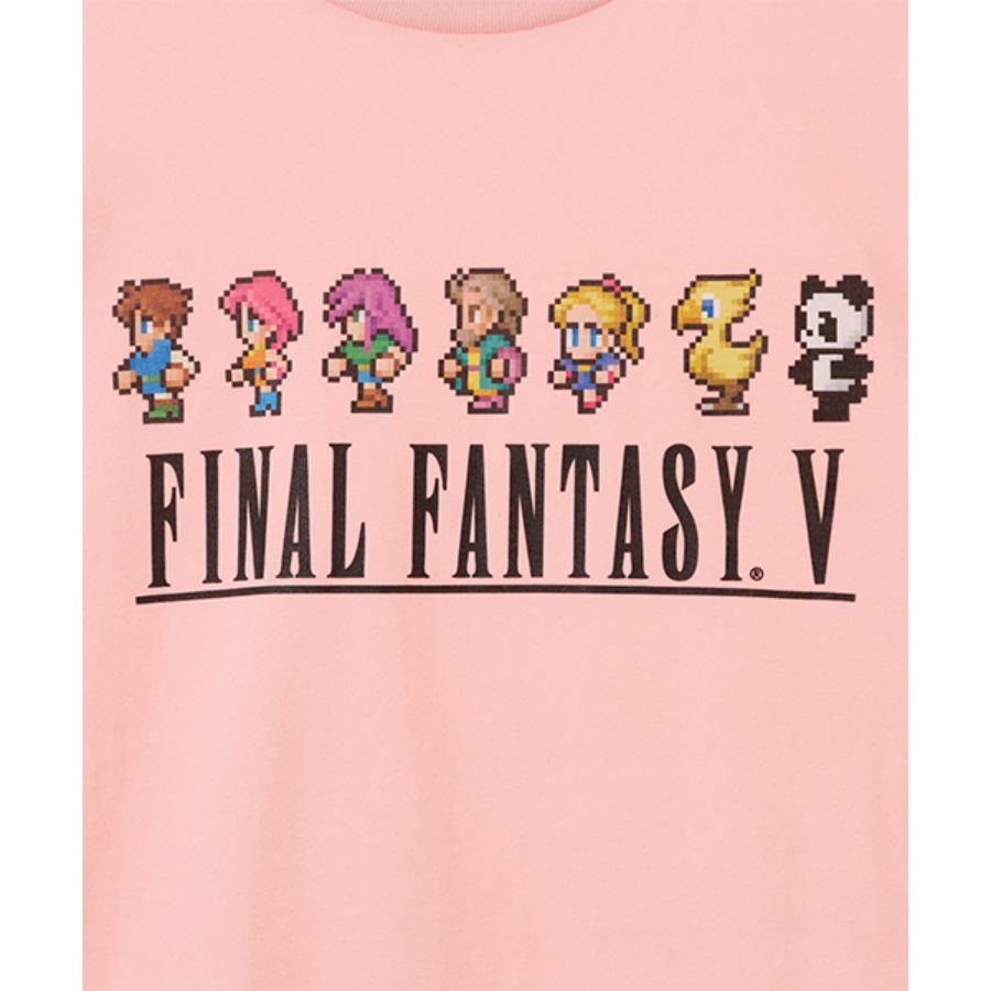 ピクセルリマスター ファイナルファンタジーＶ Tシャツ BLACK