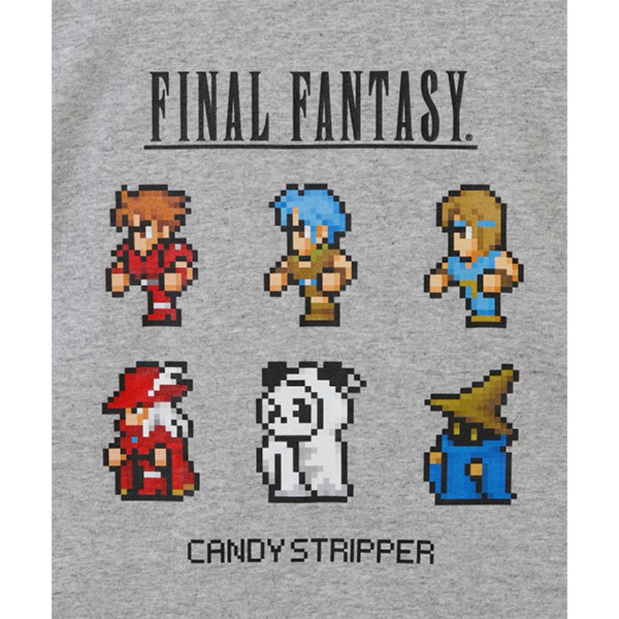 ピクセルリマスター ファイナルファンタジー Tシャツ HEATHER GRAY