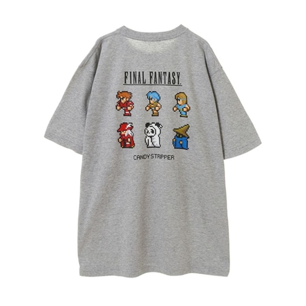 ピクセルリマスター ファイナルファンタジー Tシャツ HEATHER GRAY