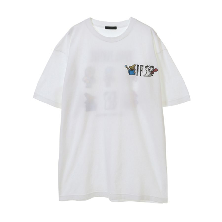 ピクセルリマスター ファイナルファンタジー Tシャツ HEATHER GRAY
