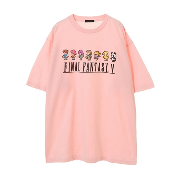 ピクセルリマスター ファイナルファンタジーＶ Tシャツ PINK