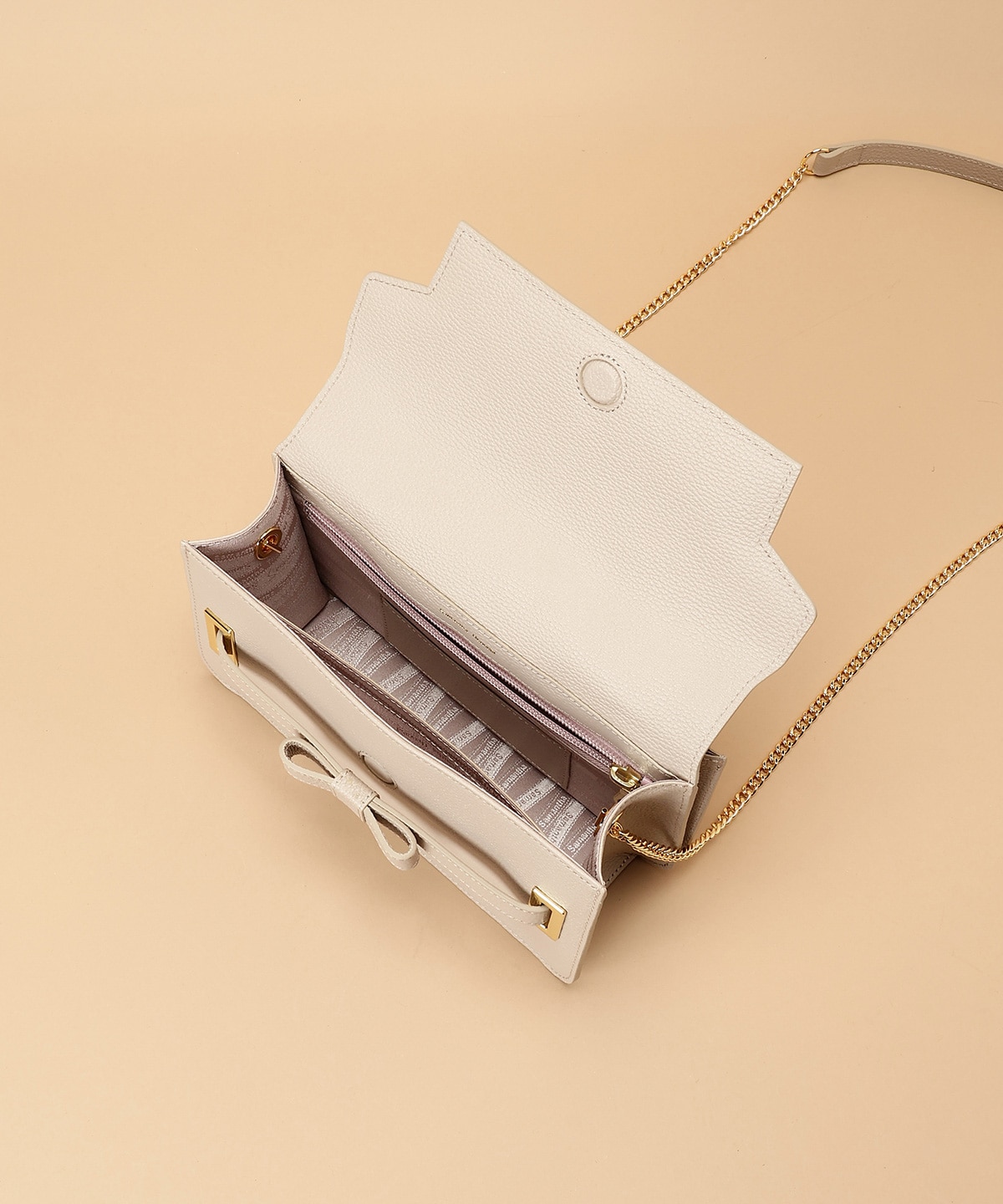 エムシュシュⅡ ショルダーバッグ 大サイズ グレージュ 00