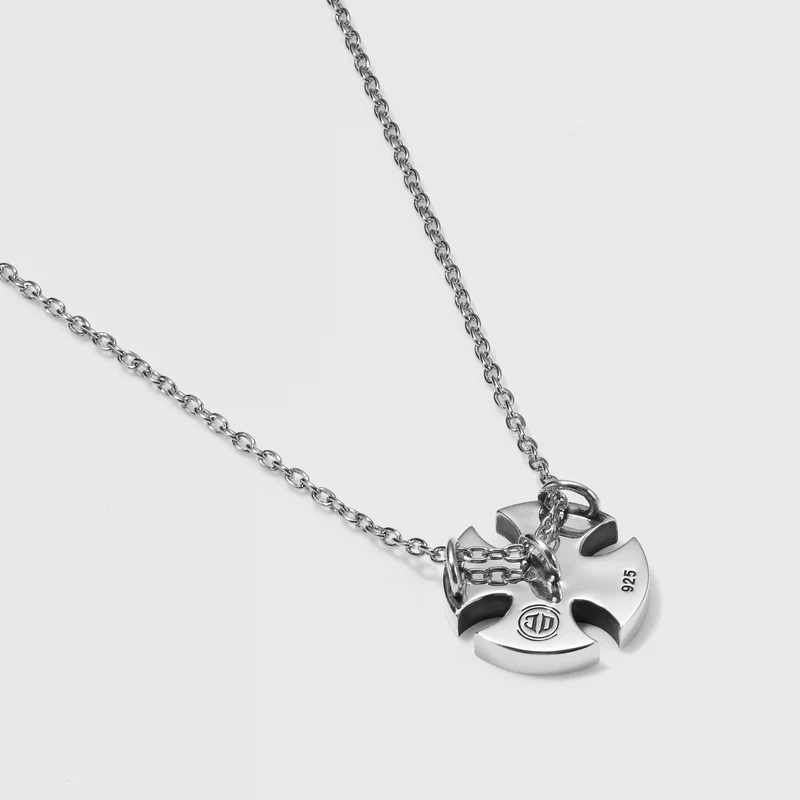 EK.S ネックレス BLACKENED/CLEAR 45cm