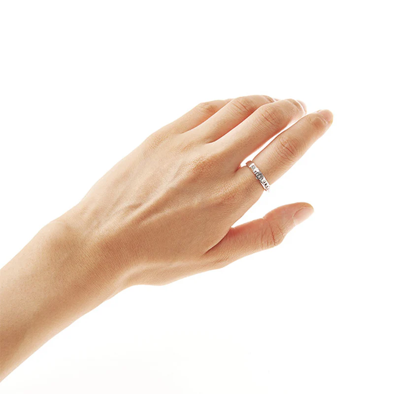 CHELSEA リング BLACKENED/DIAMOND 17号