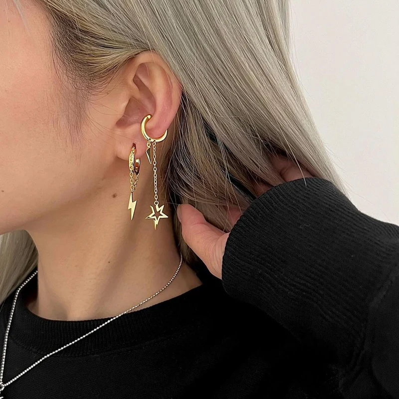 RAY OF LIGHT イヤカフ GOLD FINISH