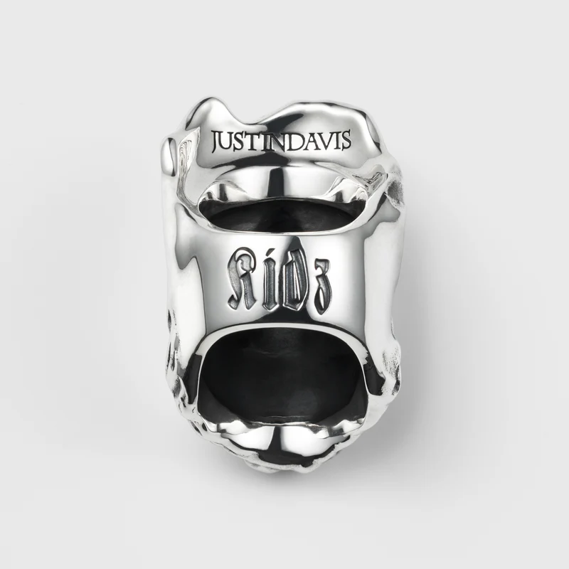 HIM リング BLACKENED/CLEAR 15号